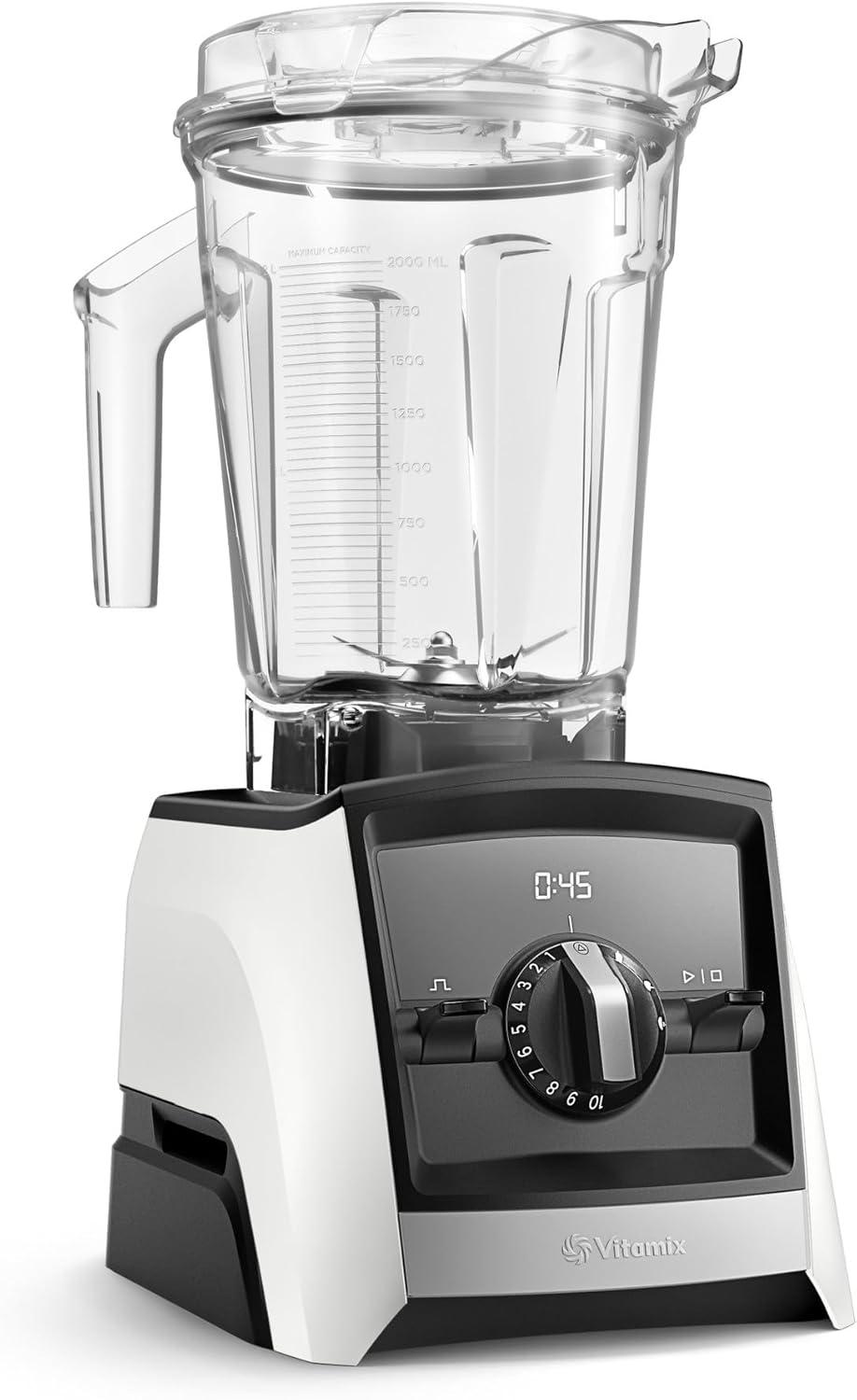 image:imageVitamix A2500 Ascent Series Smart Blender ProfessionalGrade 64 oz LowProfile Container Red RenewedWhite