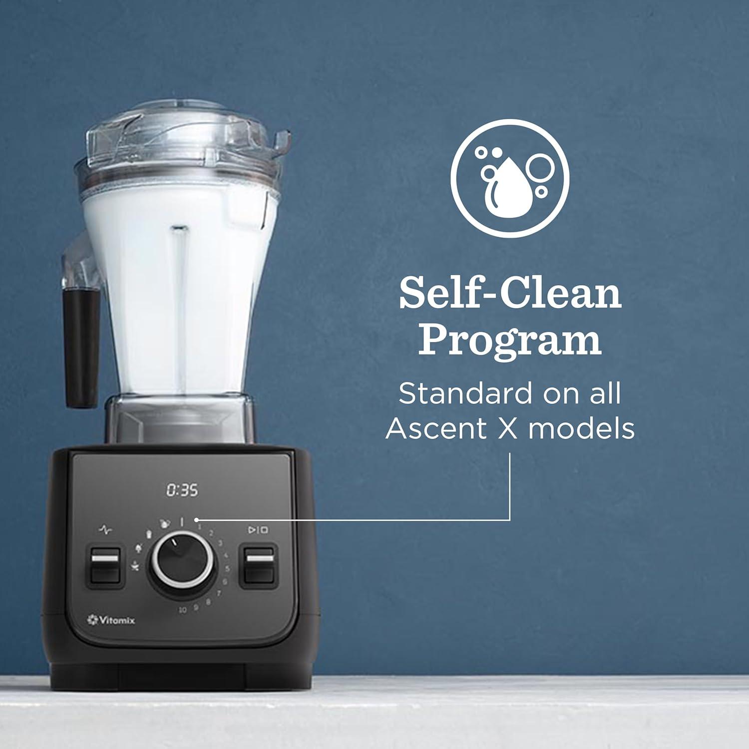 image:imageVitamix Ascent X2 Blender with Three Blending Programs SelfCleaning Program ProfessionalGrade Blender for Smoothies Soups and More StainlessSteel Blades 48 Oz Container Midnight BlueShadow Black