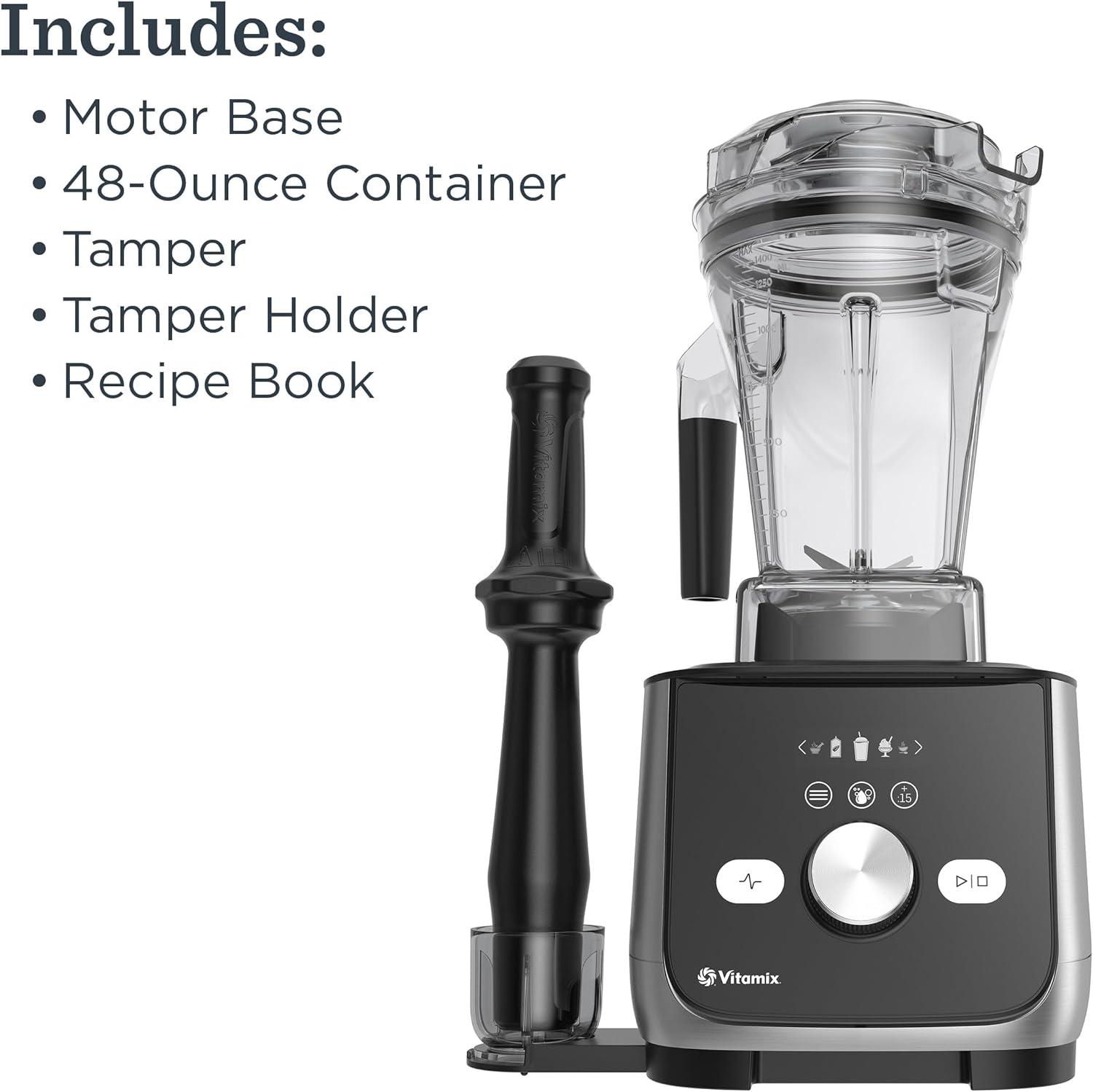 image:imageVitamix Ascent X5 Blender with 10 Blending Programs SelfCleaning Program ProfessionalGrade Blender for Smoothies Soups and More StainlessSteel Blades 48 Oz Container Graphite Metal FinishShadow Black