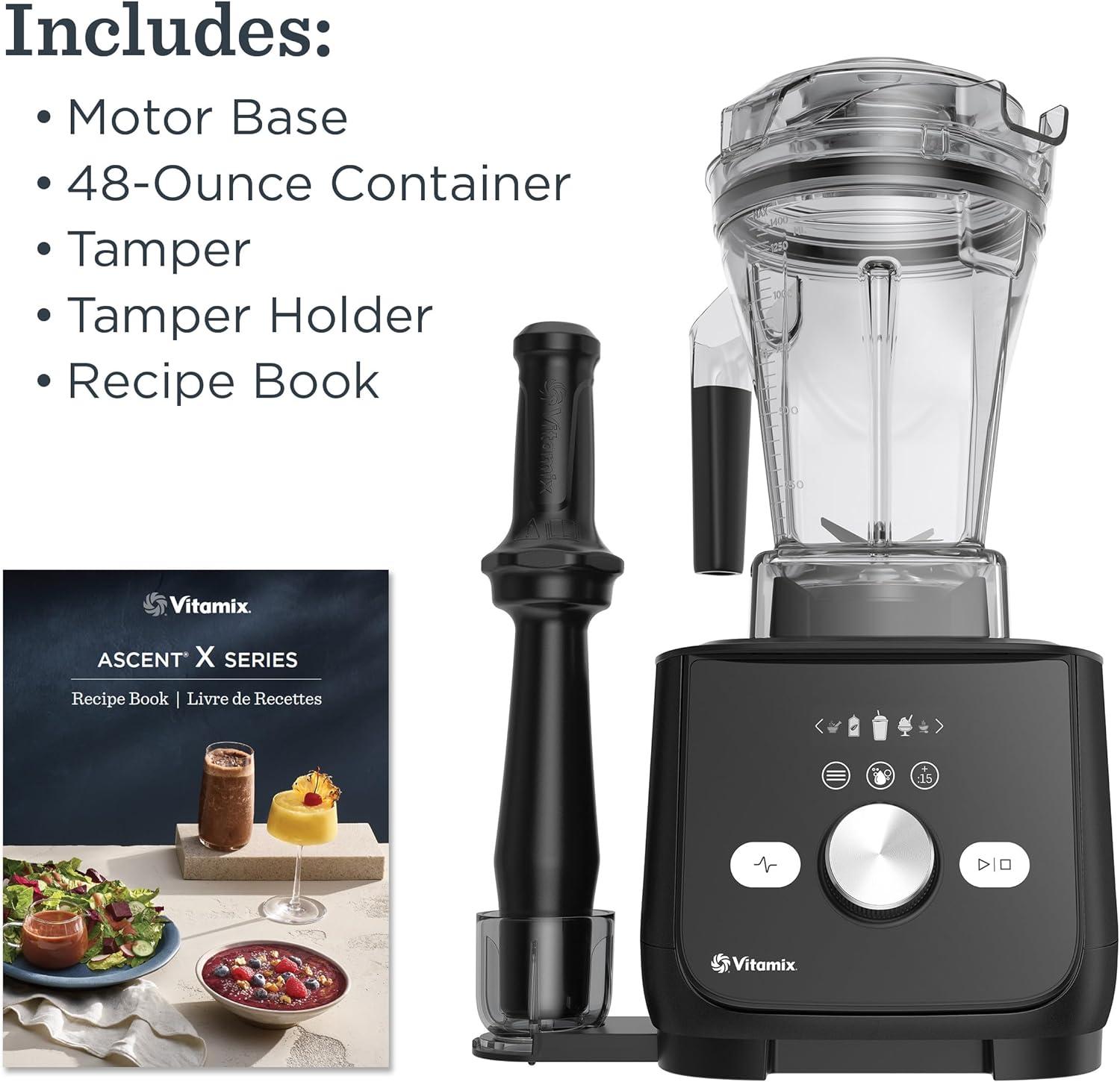 image:imageVitamix Ascent X5 Blender with 10 Blending Programs SelfCleaning Program ProfessionalGrade Blender for Smoothies Soups and More StainlessSteel Blades 48 Oz Container Graphite Metal FinishGraphite