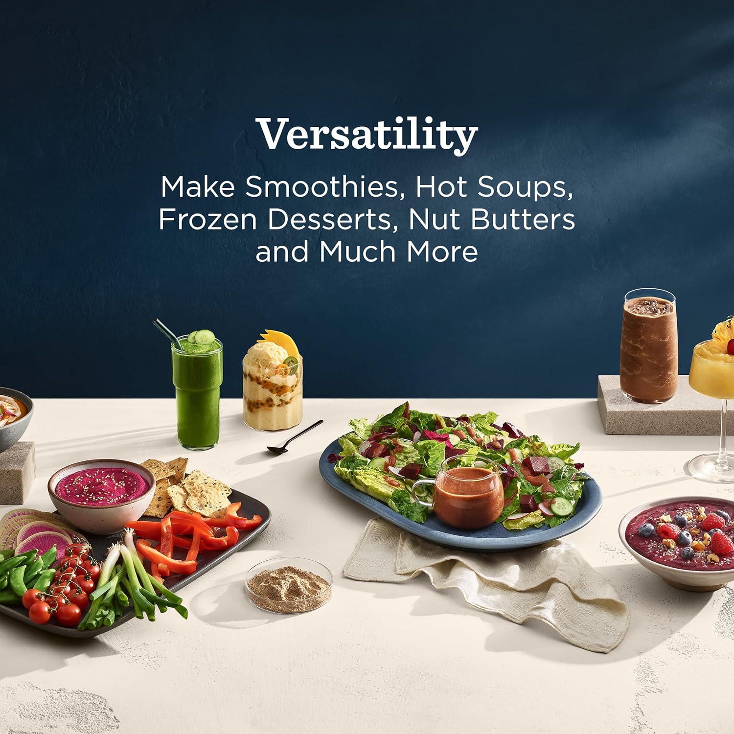 image:imageVitamix Ascent X5 Blender with 10 Blending Programs SelfCleaning Program ProfessionalGrade Blender for Smoothies Soups and More StainlessSteel Blades 48 Oz Container Graphite Metal FinishShadow Black