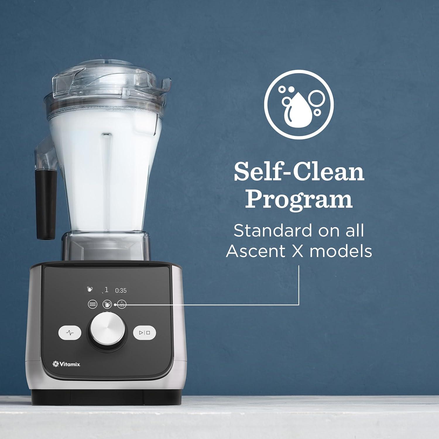 image:imageVitamix Ascent X5 Blender with 10 Blending Programs SelfCleaning Program ProfessionalGrade Blender for Smoothies Soups and More StainlessSteel Blades 48 Oz Container Graphite Metal FinishShadow Black