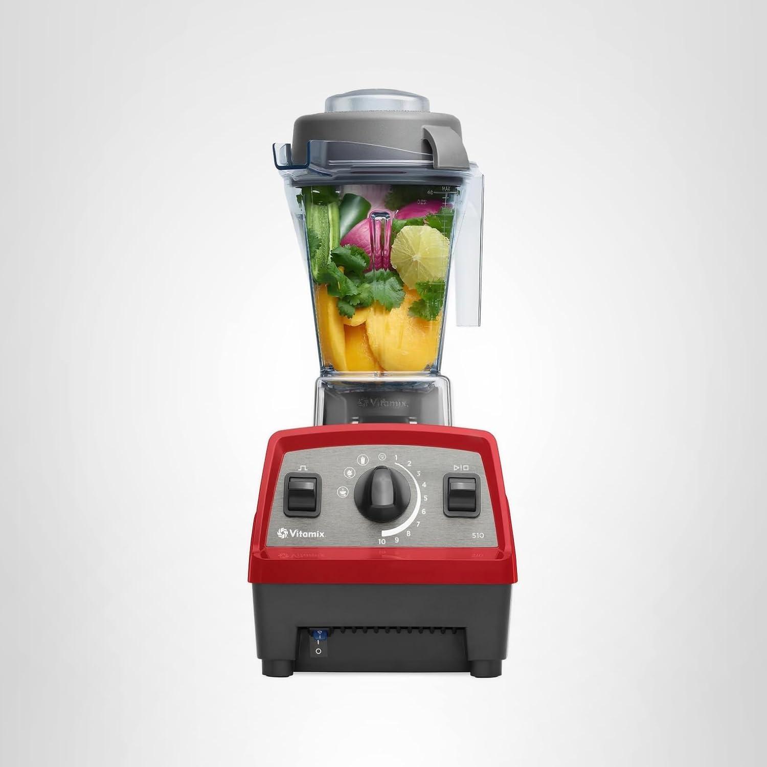 image:imageVitamix Propel Series 510 Blender with Three Blending Programs ProfessionalGrade Blender for Smoothies and More StainlessSteel Blades SelfCleaning Kitchen Appliance 48 Oz Container WhiteRed