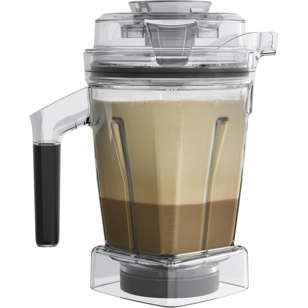 image:imageVitamix 48Ounce Aer Disc Blender Container with SELFDETECT BPAFree DishwasherSafe Container and Tamper Compatible with All FullSize Vitamix BlendersContainer
