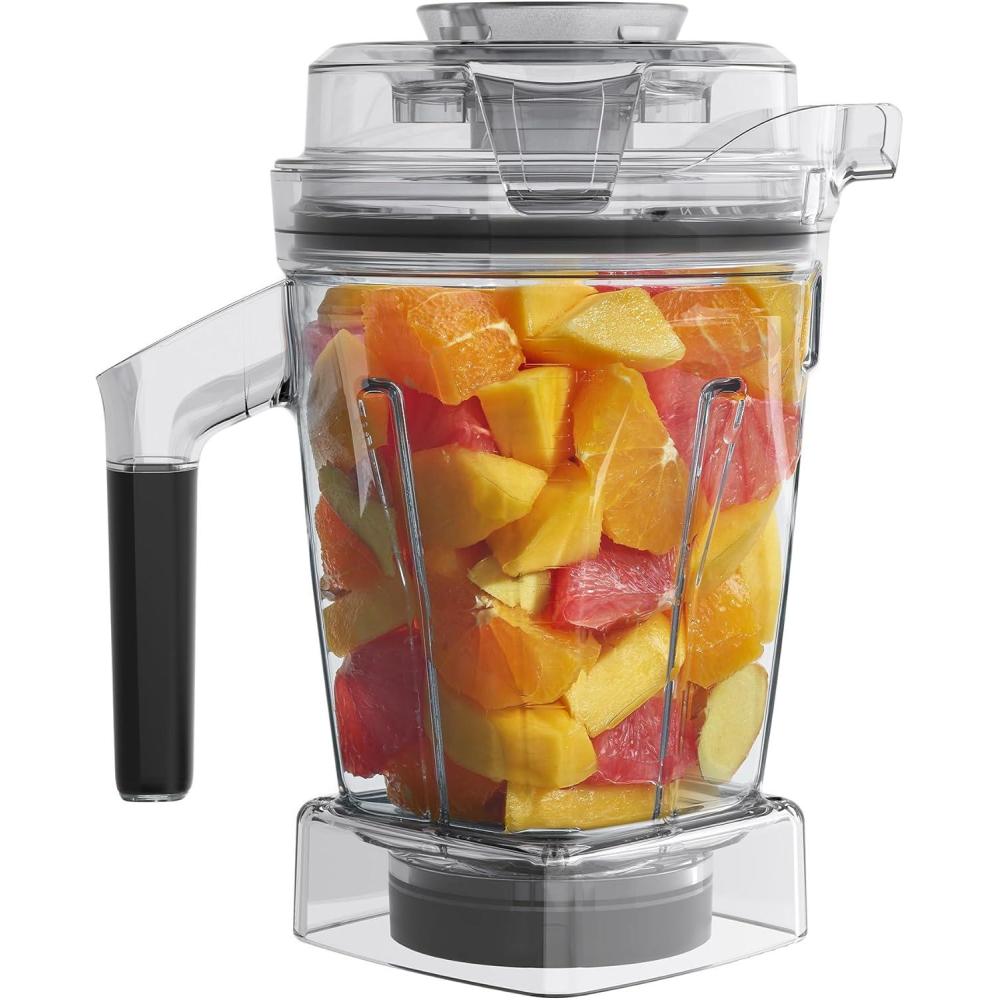 image:imageVitamix 48Ounce Blender Container with SELFDETECT DishwasherSafe BPAFree Container LaserCut StainlessSteel Blades Tamper Included Compatible with All FullSize Vitamix BlendersClear