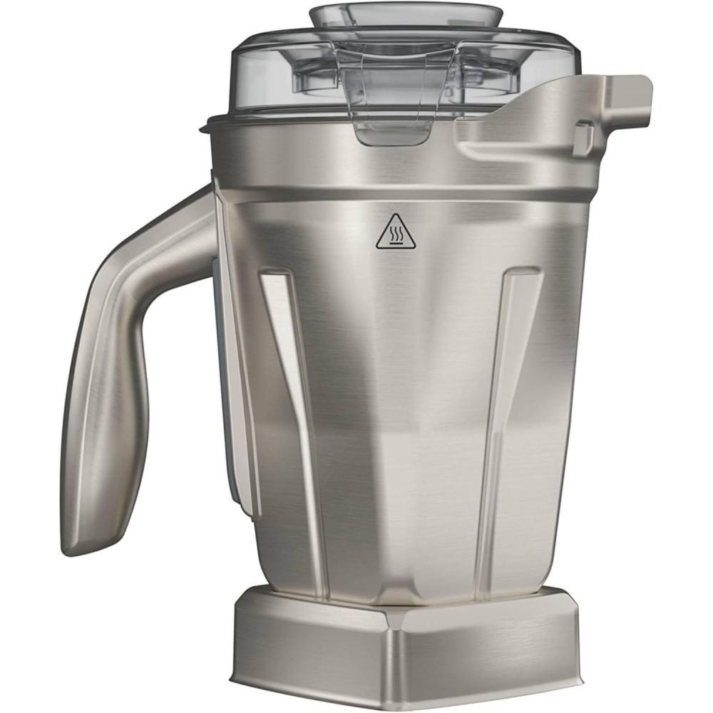 image:imageVitamix 48Ounce StainlessSteel Blender Container with SELFDETECT DishwasherSafe BPAFree Clear Lid LaserCut StainlessSteel Blades Compatible with All FullSize Vitamix Blenders
