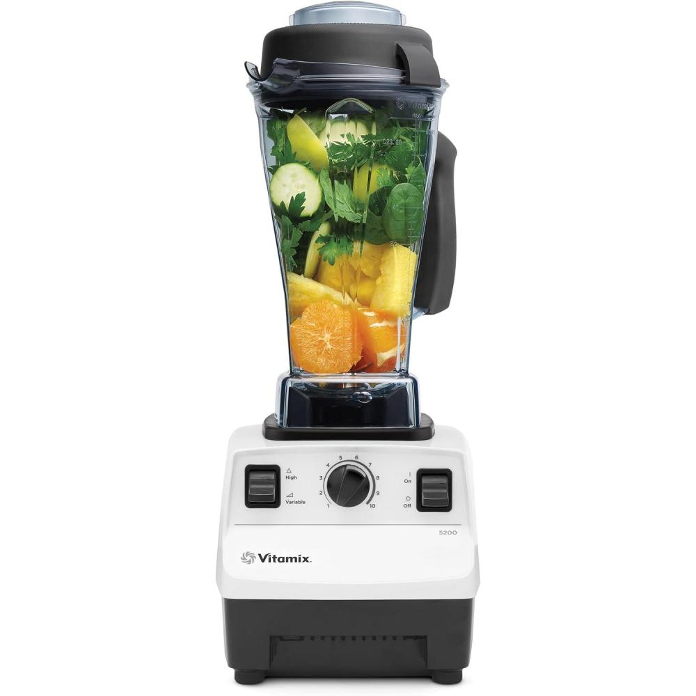 image:imageVitamix 5200 Blender ProfessionalGrade Blender for Smoothies Soups Ice Cream and More StainlessSteel Blades SelfCleaning Kitchen Appliance 64 Oz Container BlackWhite