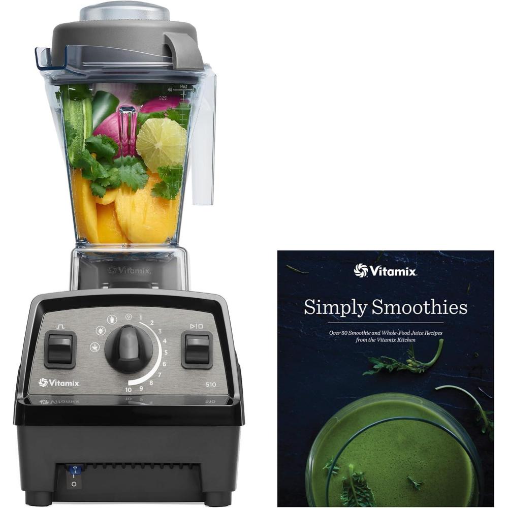 image:imageVitamix Propel 510 Blender with Simply Smoothies Cookbook 3 Preset Blending Programs ProfessionalGrade 48oz Container SlateBlack