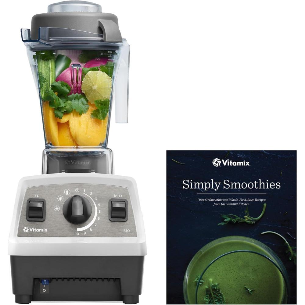 image:imageVitamix Propel 510 Blender with Simply Smoothies Cookbook 3 Preset Blending Programs ProfessionalGrade 48oz Container SlateWhite
