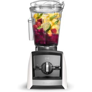 Vitamix A2500 Ascent Series Smart Blender, Professional-Grade, 64 oz. Low-Profile Container, Red (Renewed)(White)