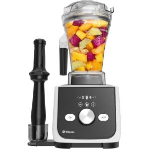 Vitamix Ascent X5 Blender with 10 Blending Programs, Self-Cleaning Program, Professional-Grade Blender for Smoothies, Soups and More, Stainless-Steel Blades, 48 Oz Container, Graphite Metal Finish(Polar White)