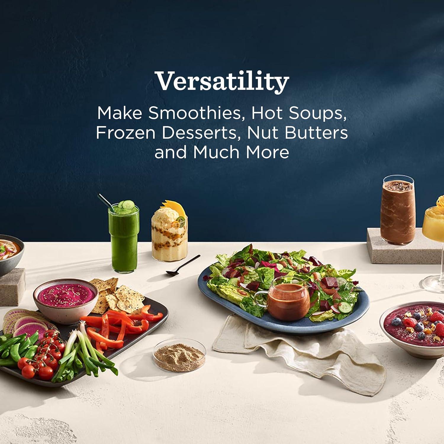 image:imageVitamix Ascent X4 Gourmet SmartPrep Kitchen System ProfessionalGrade Blender StainlessSteel Blades 12Cup Food Processor Attachment with 4 Discs 48 Oz Blender Container Black