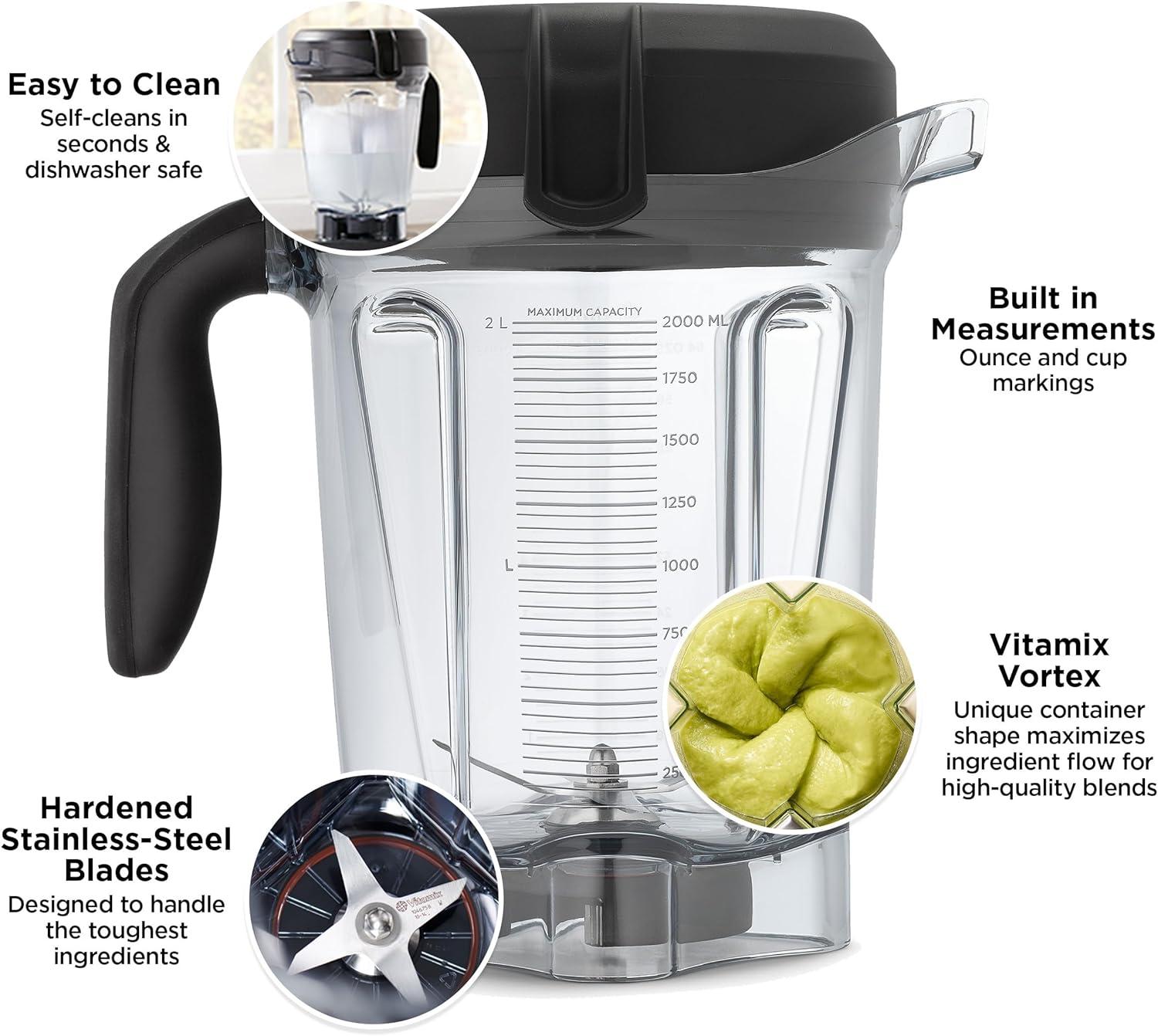 image:imageVitamix Container 64oz LowProfile ClearContainer
