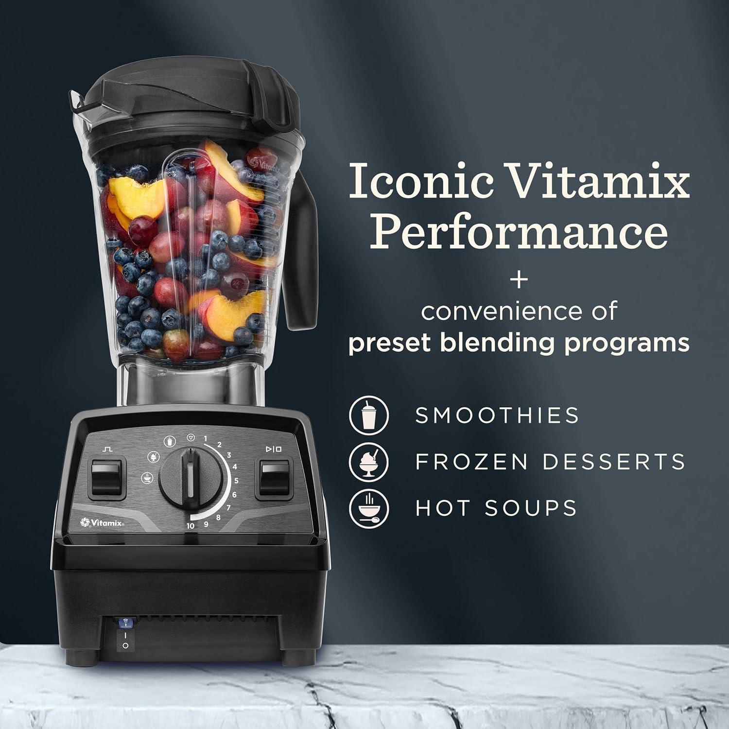 image:imageVitamix Explorian with Programs Three Blending Programs ProfessionalGrade Blender for Smoothies and More SelfCleaning Kitchen Appliance 64 Oz Container Slate Renewed PremiumSlate