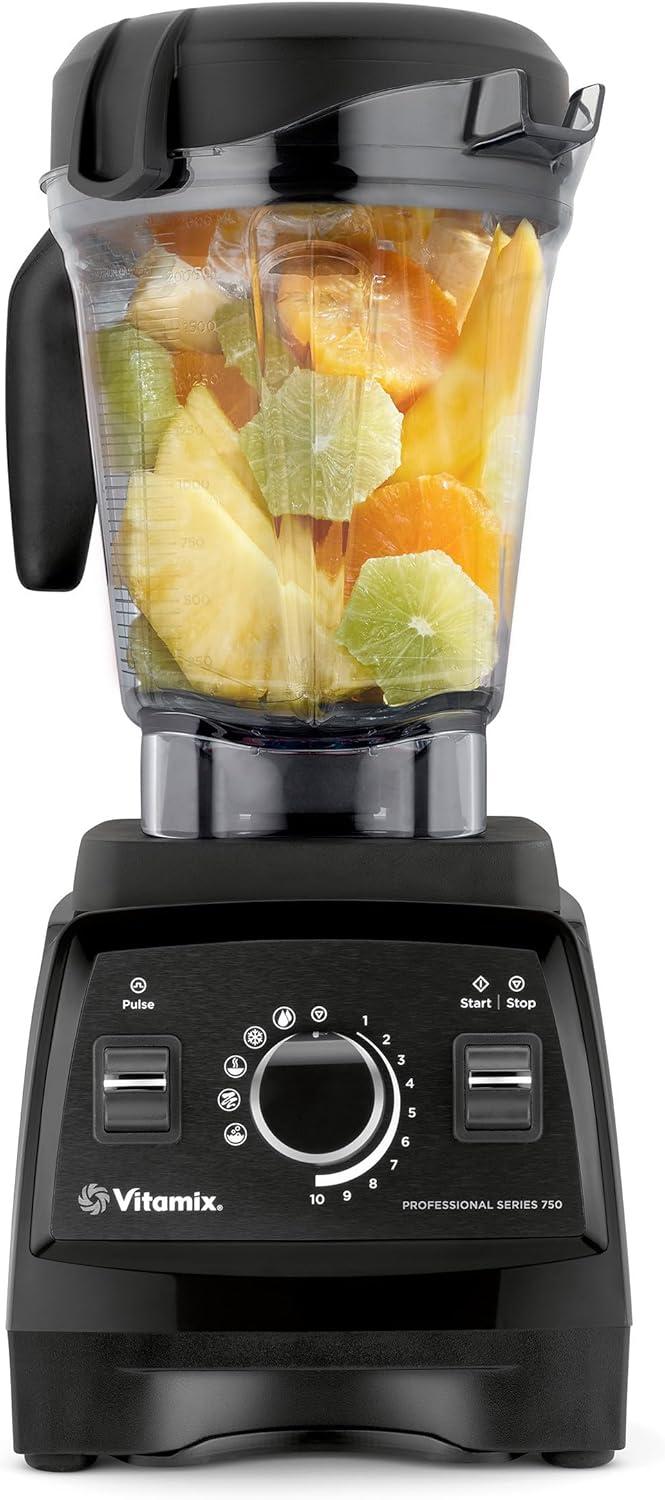 image:imageVitamix Professional Series 750 Blender ProfessionalGrade 64 oz LowProfile Container Black SelfCleaning 1957Black
