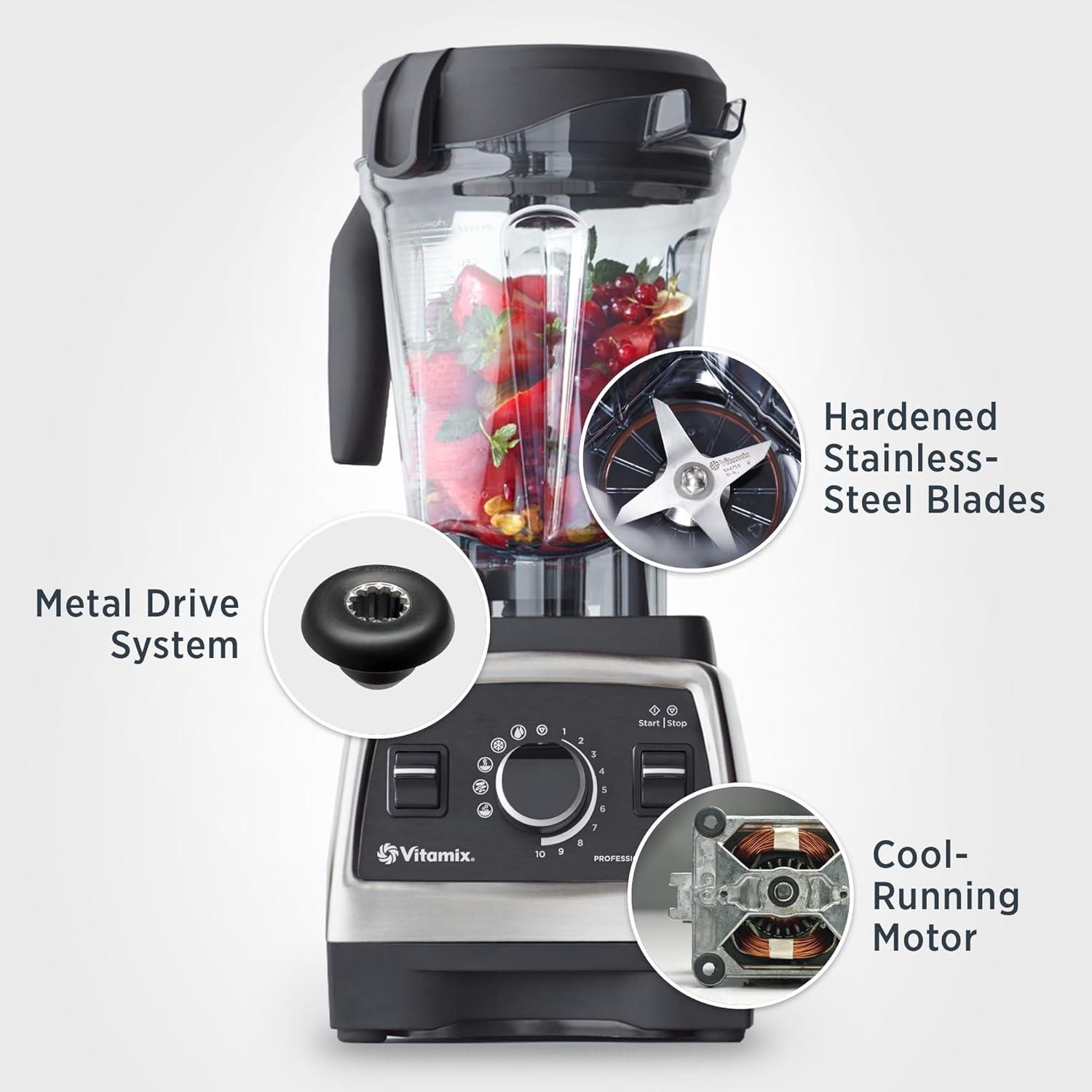 image:imageVitamix Professional Series 750 Blender ProfessionalGrade 64 oz LowProfile Container Black SelfCleaning 1957Black