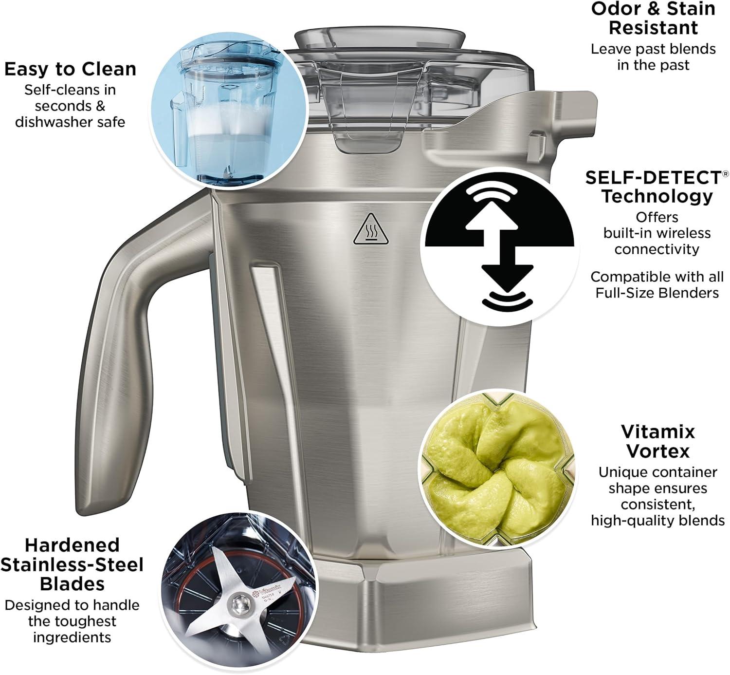 image:imageVitamix Propel Series 750 Blender Stainless Steel Container Four Blending Programs SelfCleaning Program ProfessionalGrade Blender for Smoothies Soups and More StainlessSteel Blades Black