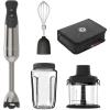 image:imageVitamix 5Speed Immersion Blender 5Piece Bundle 625Watt Motor OneHanded Operation 5 ft cord includes MiniChopper Blending Jar Whisk Attachment amp Storage Case Stainless SteelBlack