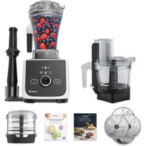Vitamix Ascent X4 Gourmet SmartPrep Kitchen System, Professional-Grade Blender, Stainless-Steel Blades, 12-Cup Food Processor Attachment with 4 Discs, 48 Oz Blender Container, Black