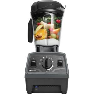 Vitamix Explorian with Programs, Three Blending Programs, Professional-Grade Blender for Smoothies and More, Self-Cleaning Kitchen Appliance, 64 Oz Container, Slate (Renewed Premium)(Slate)
