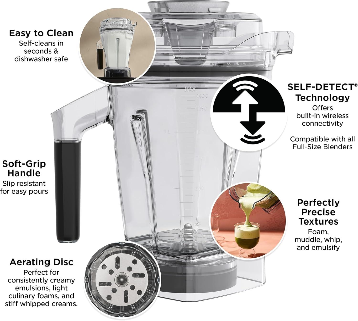 image:imageVitamix Explorian Series E310 Blender Aer Disc Container Bundle ProfessionalGrade 48ounce Container Variable Speed Control Black