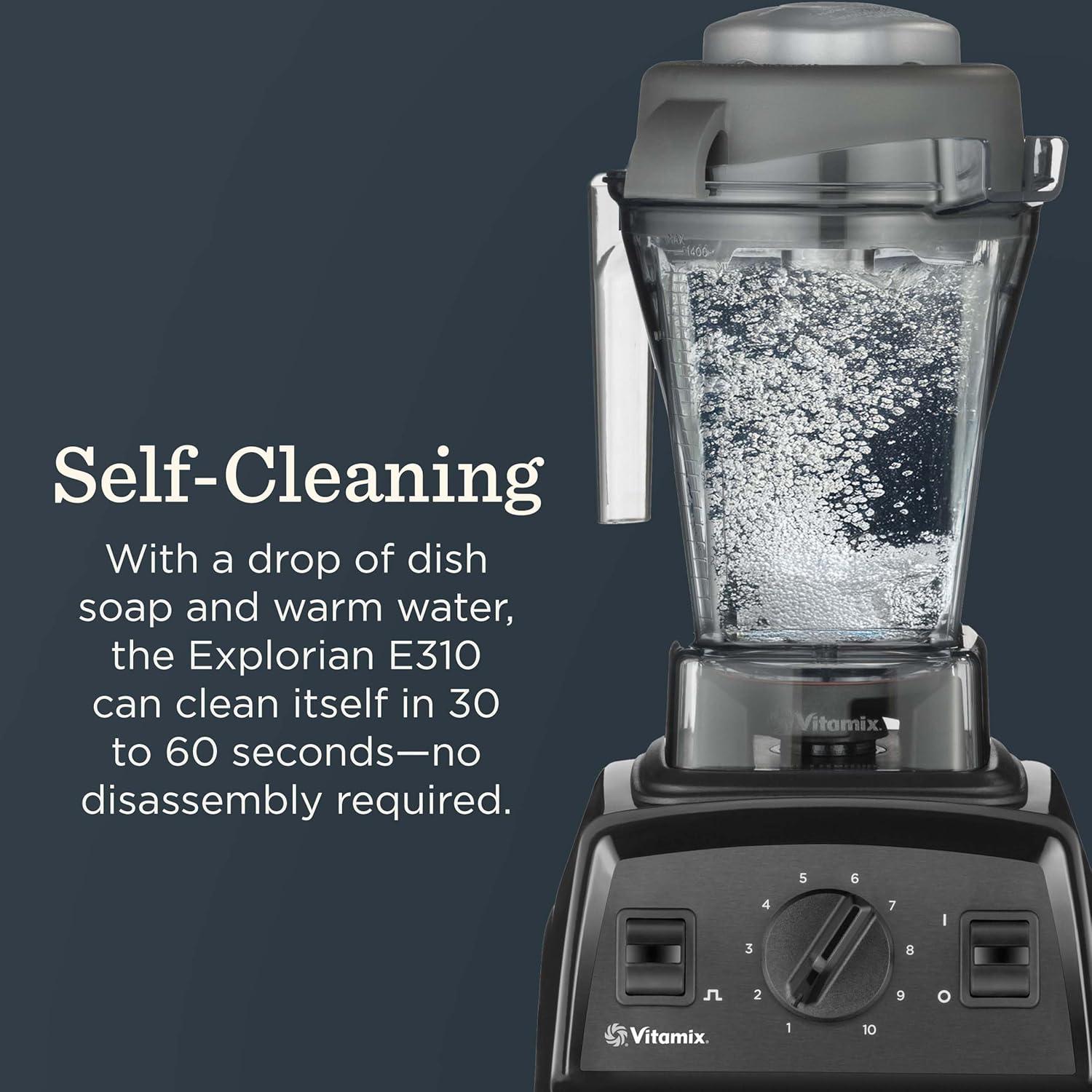image:imageVitamix Explorian Series E310 Blender Aer Disc Container Bundle ProfessionalGrade 48ounce Container Variable Speed Control Black
