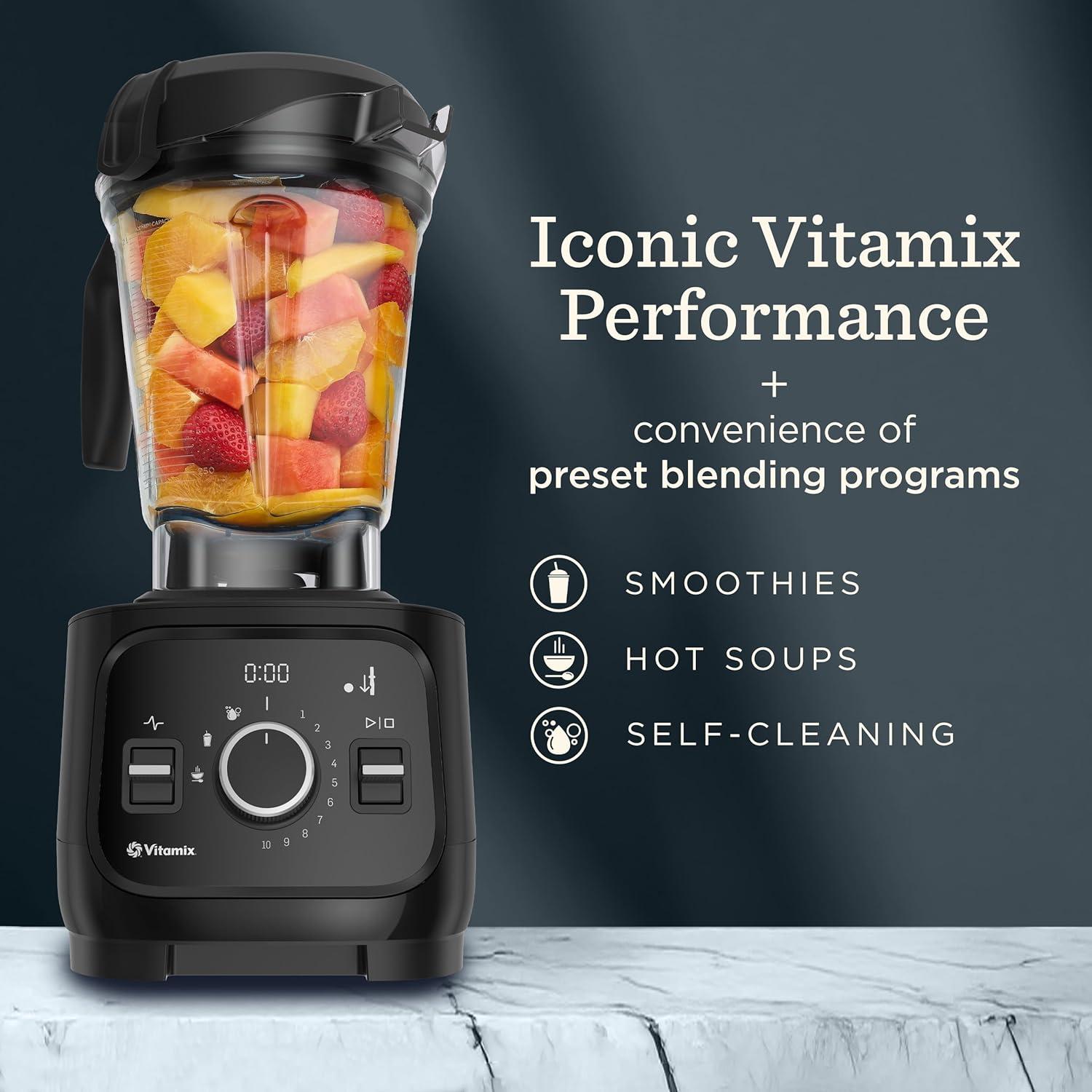 image:imageVitamix Alta Pro Blender Two Blending Programs SelfCleaning Program ProfessionalGrade Blender for Smoothies and More StainlessSteel Blades 64 Oz Container Black Renewed Premium